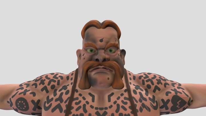 Explosive Eddie 3D Model