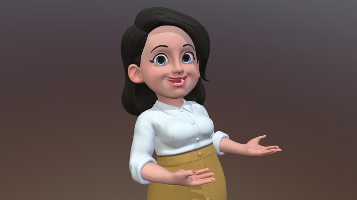 Virtual Assistant 3D Model