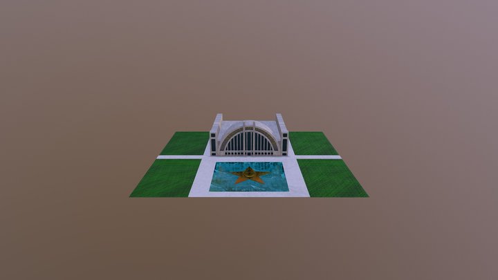Hall of Justice 3D Model
