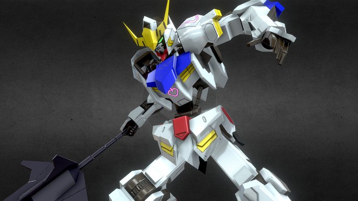 ガンダムバルバトス 第4形態/ASW-G-08 Gundam Barbatos 4th form 3D Model