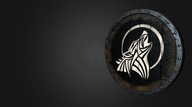 Wolf Shield 3D Model