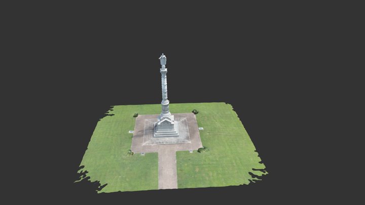 Yorktown Monument Rough Draft 3D Model