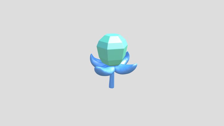 Paper Mario Crystal Berry 3D Model