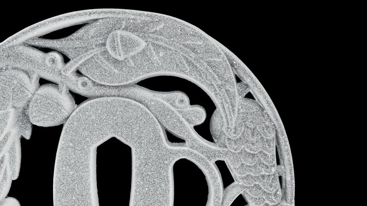 Sword guard Tsuba 2 - Realitycapture app 3D Model