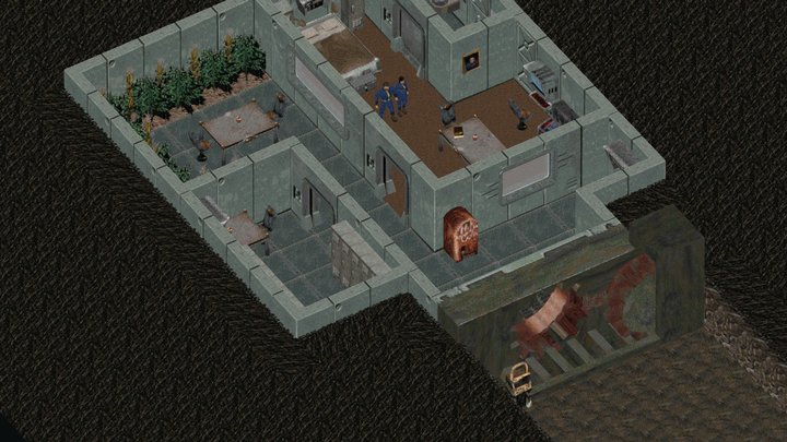 Fallout 1 3D Environment (fan art) 3D Model