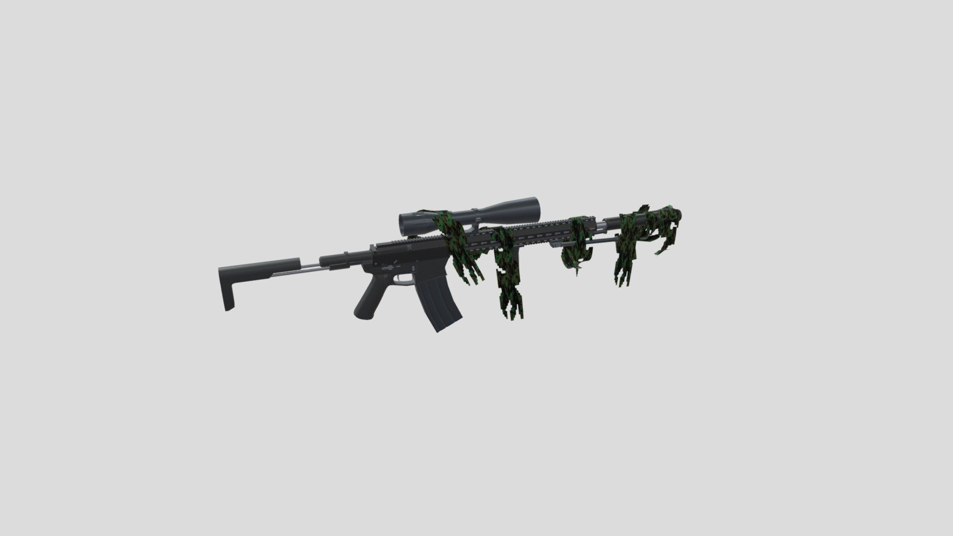 3D rifle model - 3D model by AlexandreEder [27b0f52] - Sketchfab