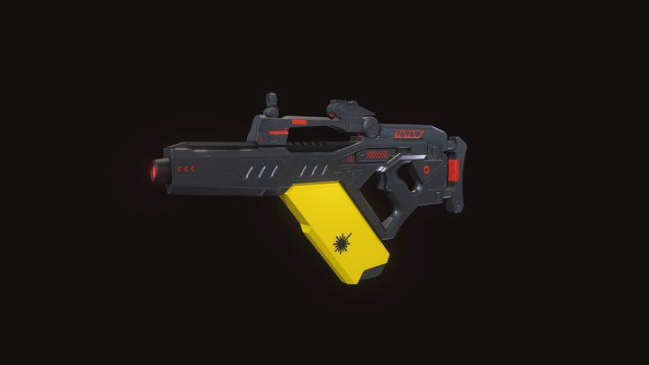 Laser Smg 3D Model