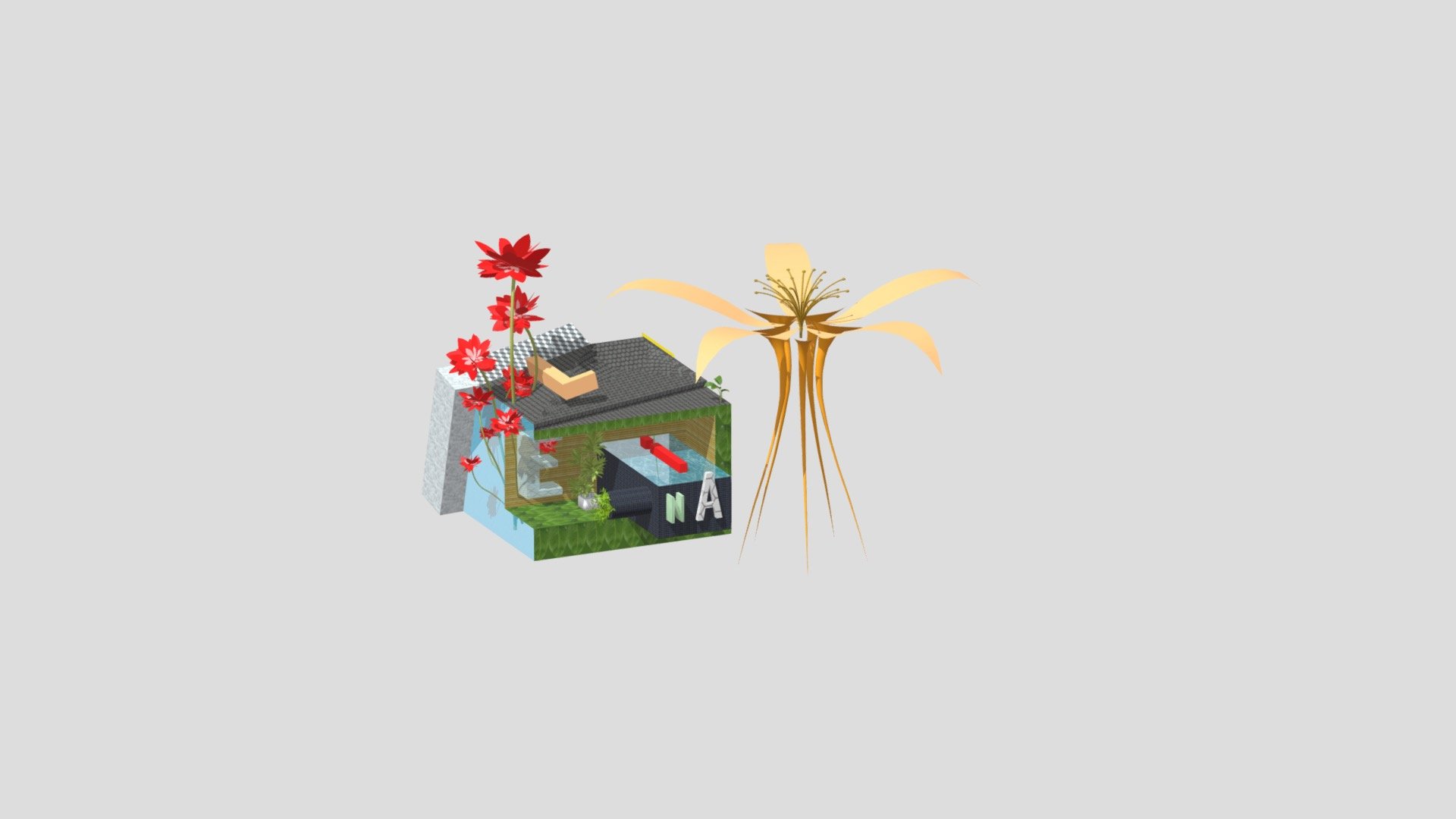 Abstract house