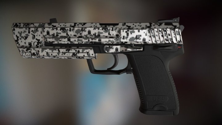 USP Match Urban 3D Model