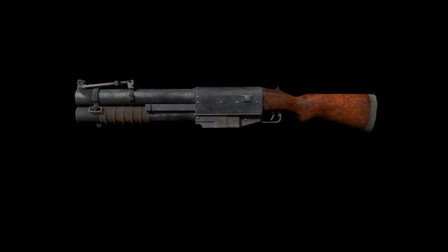 China Puff 40mm Grenade Launcher 3D Model