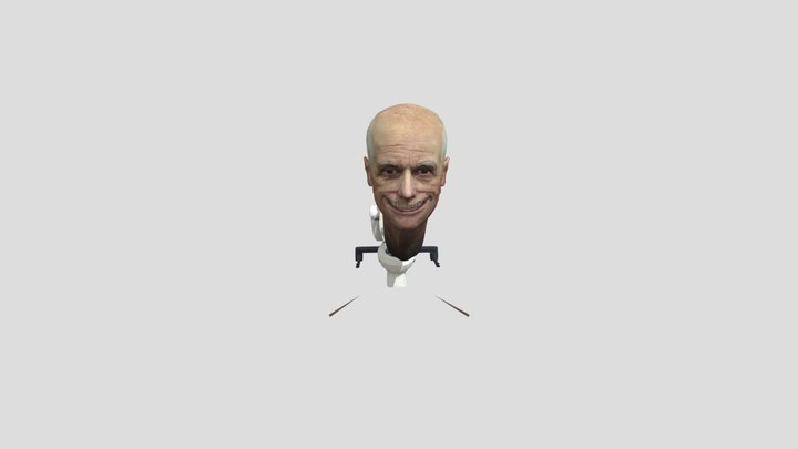 Scientist Toilet(Look Description) 3D Model