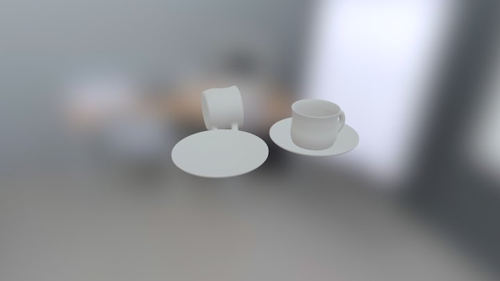 Cup And Saucer 3D Model