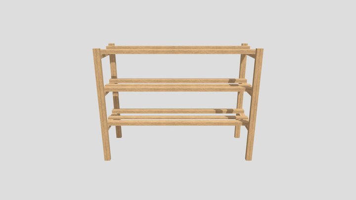 Shoe rack 3D Model