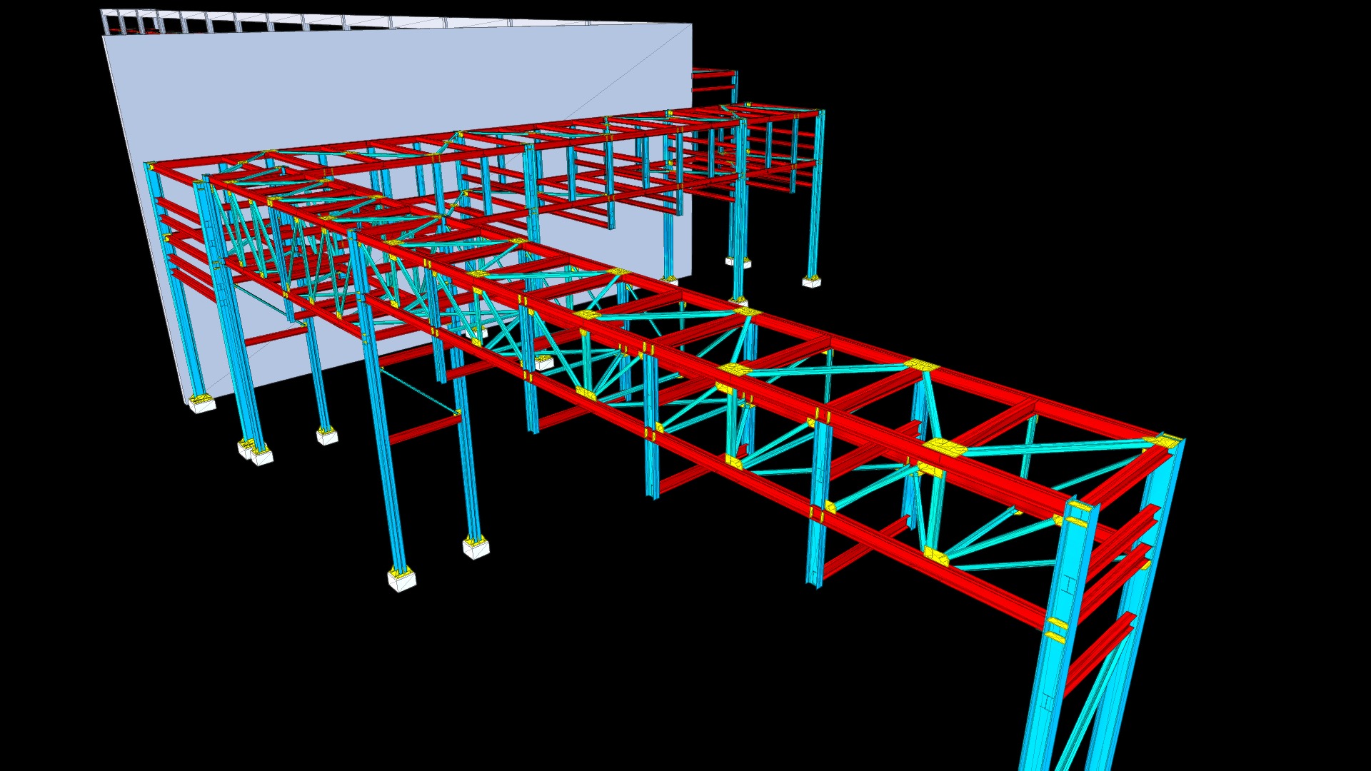 PORTFÓLIO ESTRUTURA METÁLICA PIPE RACK 3D model by apoiocad