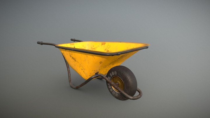 Wheelbarrow 3D Model