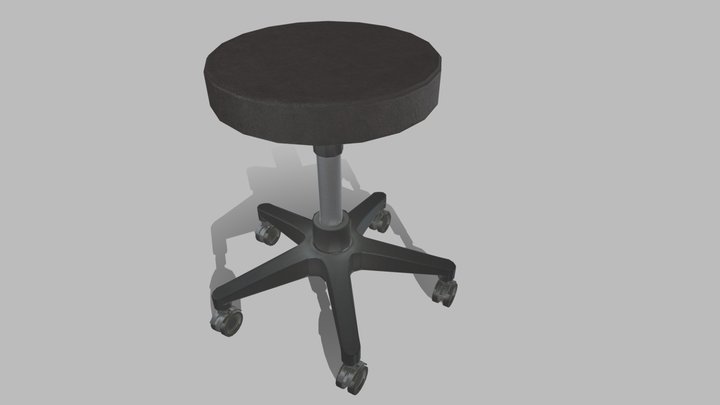 Laboratory chair without back. – Kostenloses 3D-Modell STL