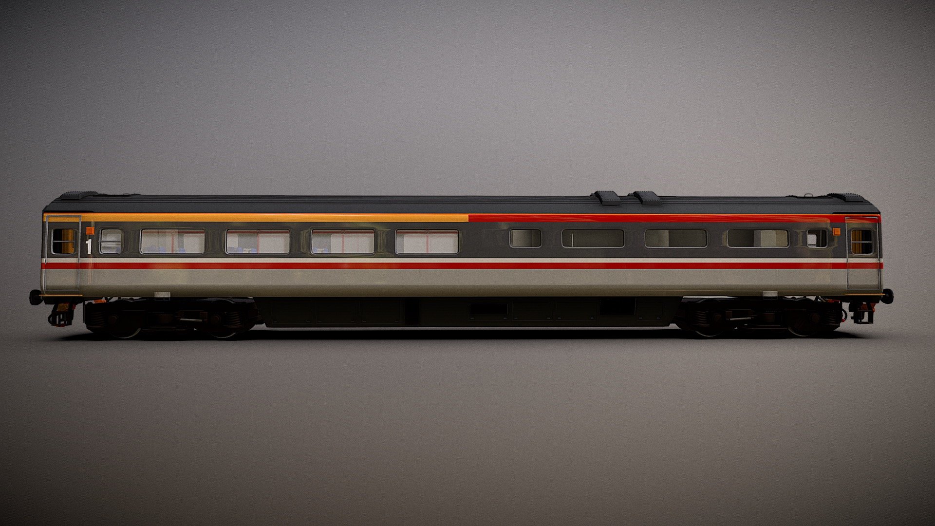 Train - Mark 3 BR Swallow Livery - Buffet