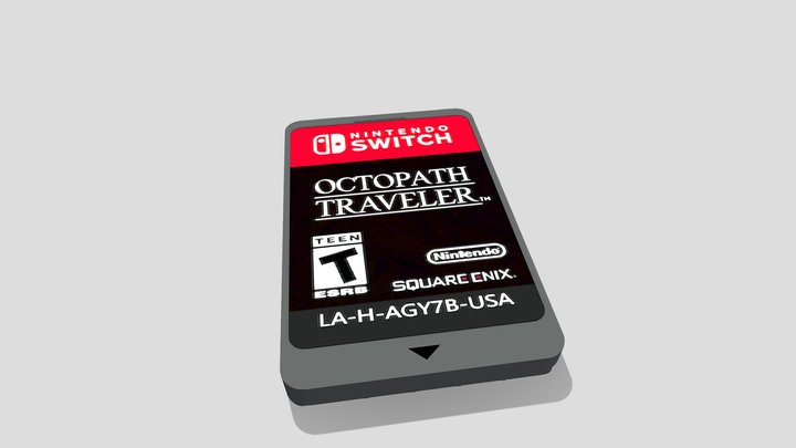 Nintendo Switch game Cartridge v1 3D Model