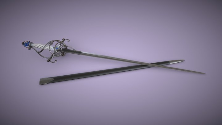 Azulae's Rapier 3D Model