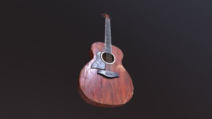 Guitar 3D Model