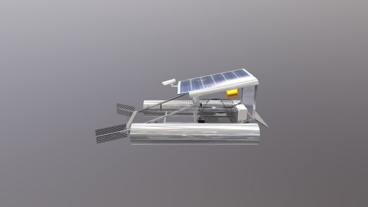 WATER SURFACE CLEANING AUTOBOT version 2.0 3D Model