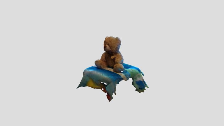 Voxel Bear 3D Model