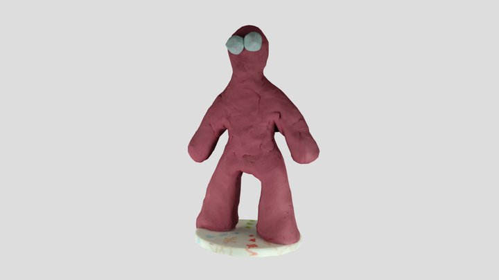 Clay man 3D Model