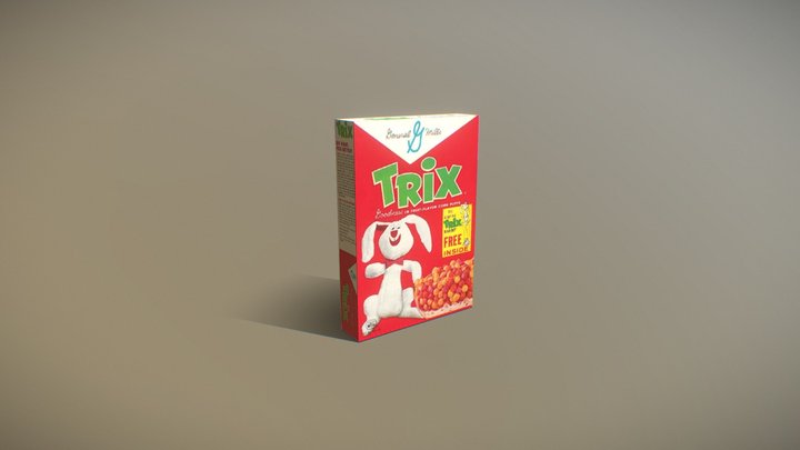 Cereal Box 3D Model