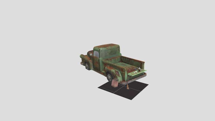 DAE 5 Finished props - Forest loner 3D Model