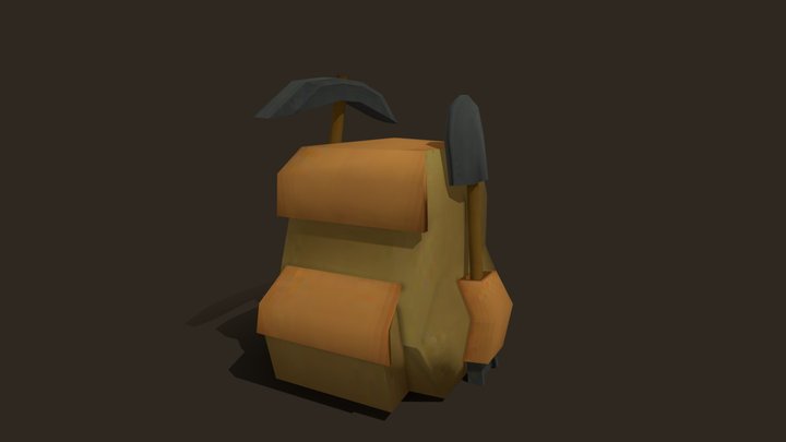 Mining Backpack 3D Model