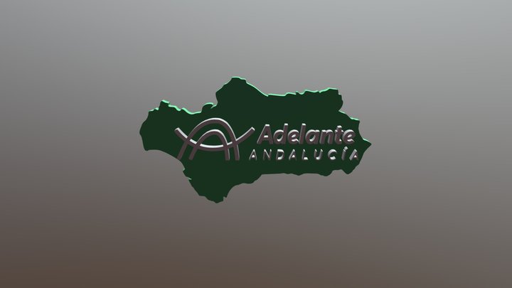 Llavero Adelante Andalucía (Comunidad Autónoma) 3D Model