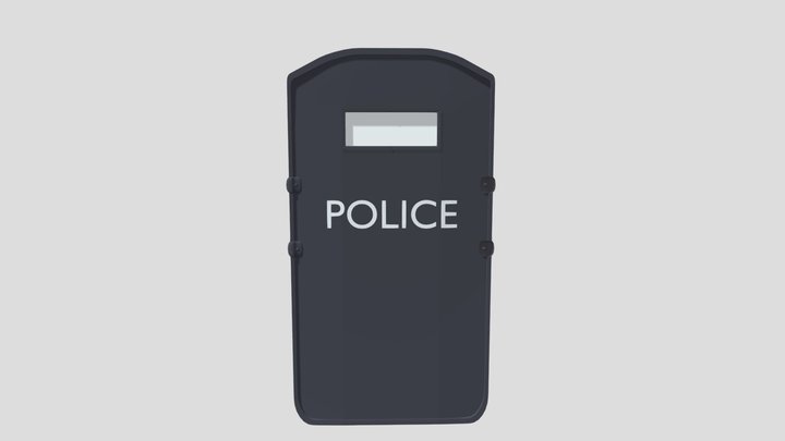 Ballistic shield 3D Model