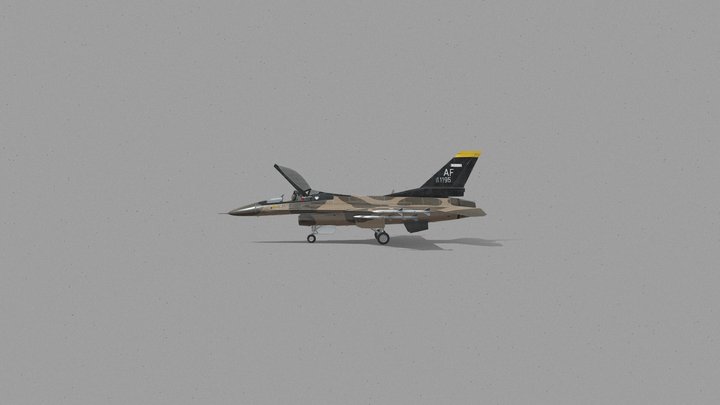 F-16 | Desert Camo Livery 3D Model