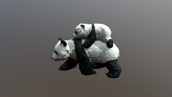 Pandas 3D scan 3D Model