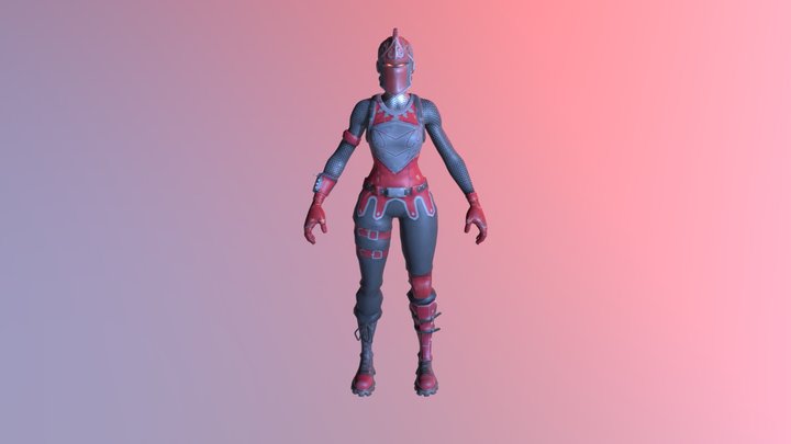 CID_034_ Athena_ Commando_F_ Medieval 3D Model