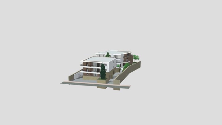 AJ immobilier modèle 3D 3D Model