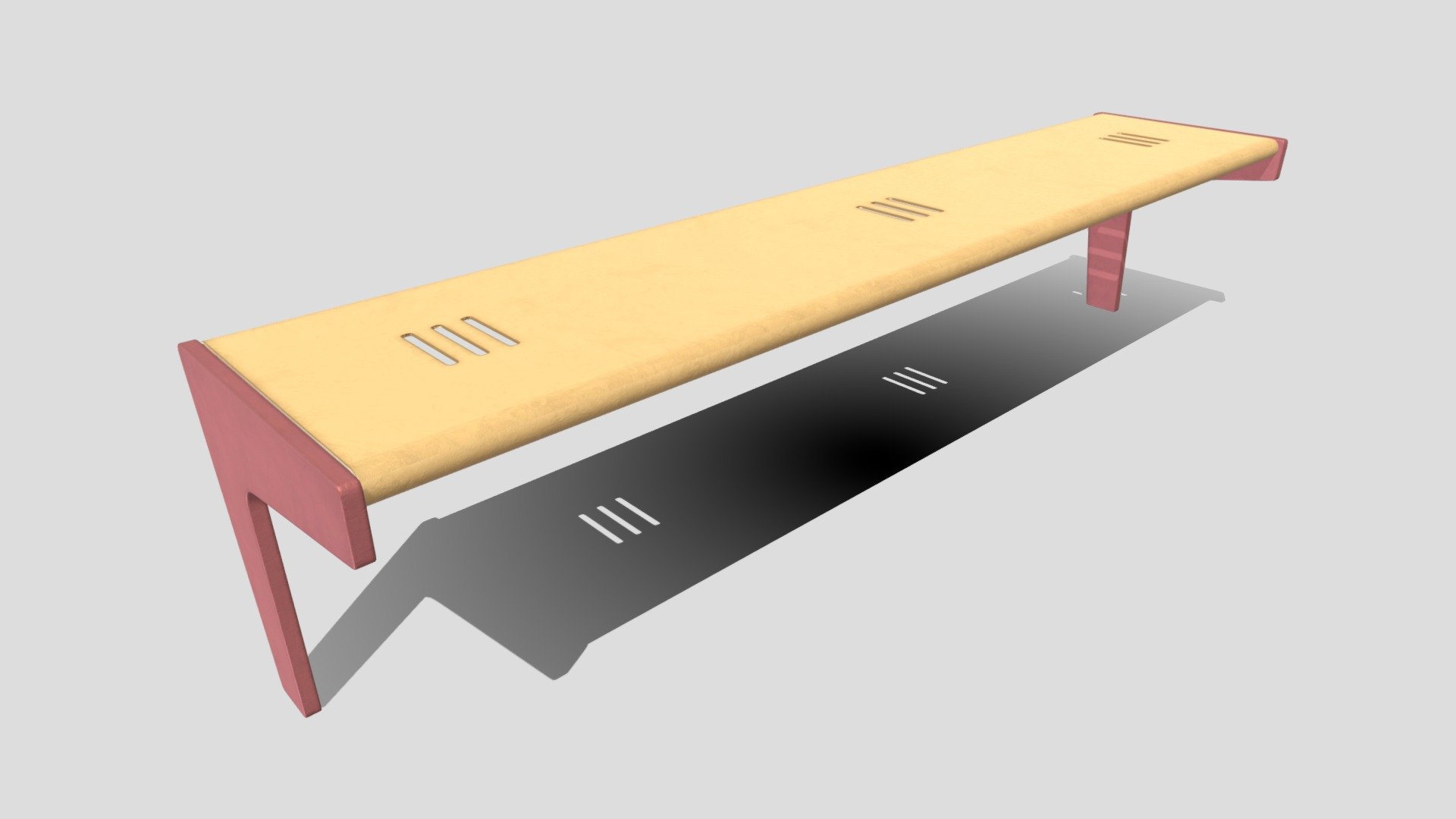 Bench_Plastic/Red