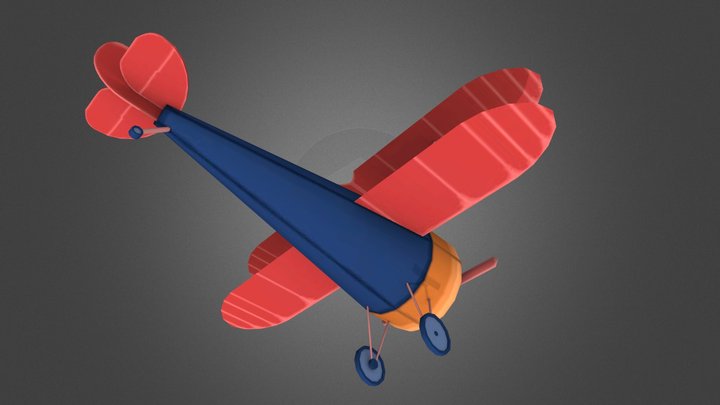Vanhee Feia Game Art Plane 3D Model