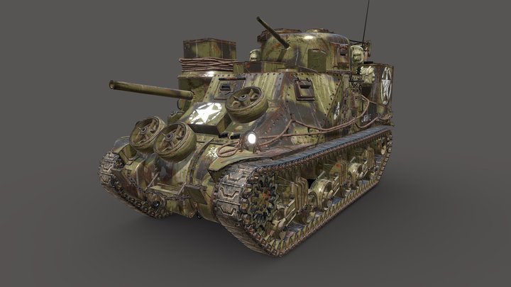 Tank - M31 3D Model