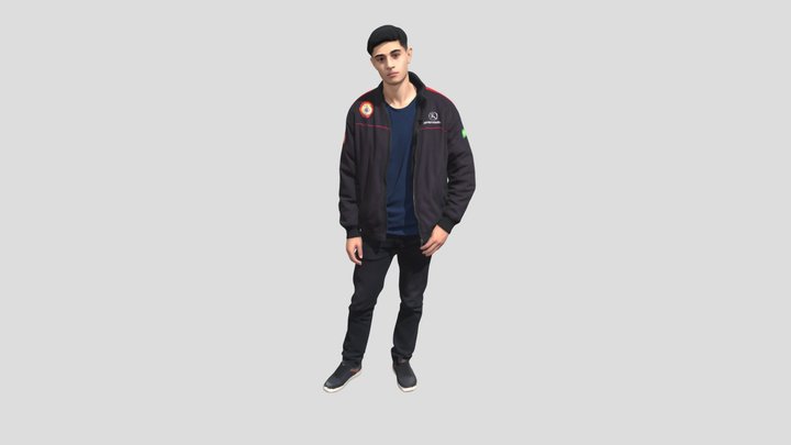Portrait Of A Young Man In A Black Jacket – Kostenloses 3D-Modell STL