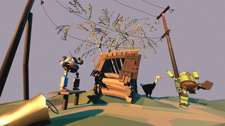 XYZschool HW: Coloring l Покраска 3D Model