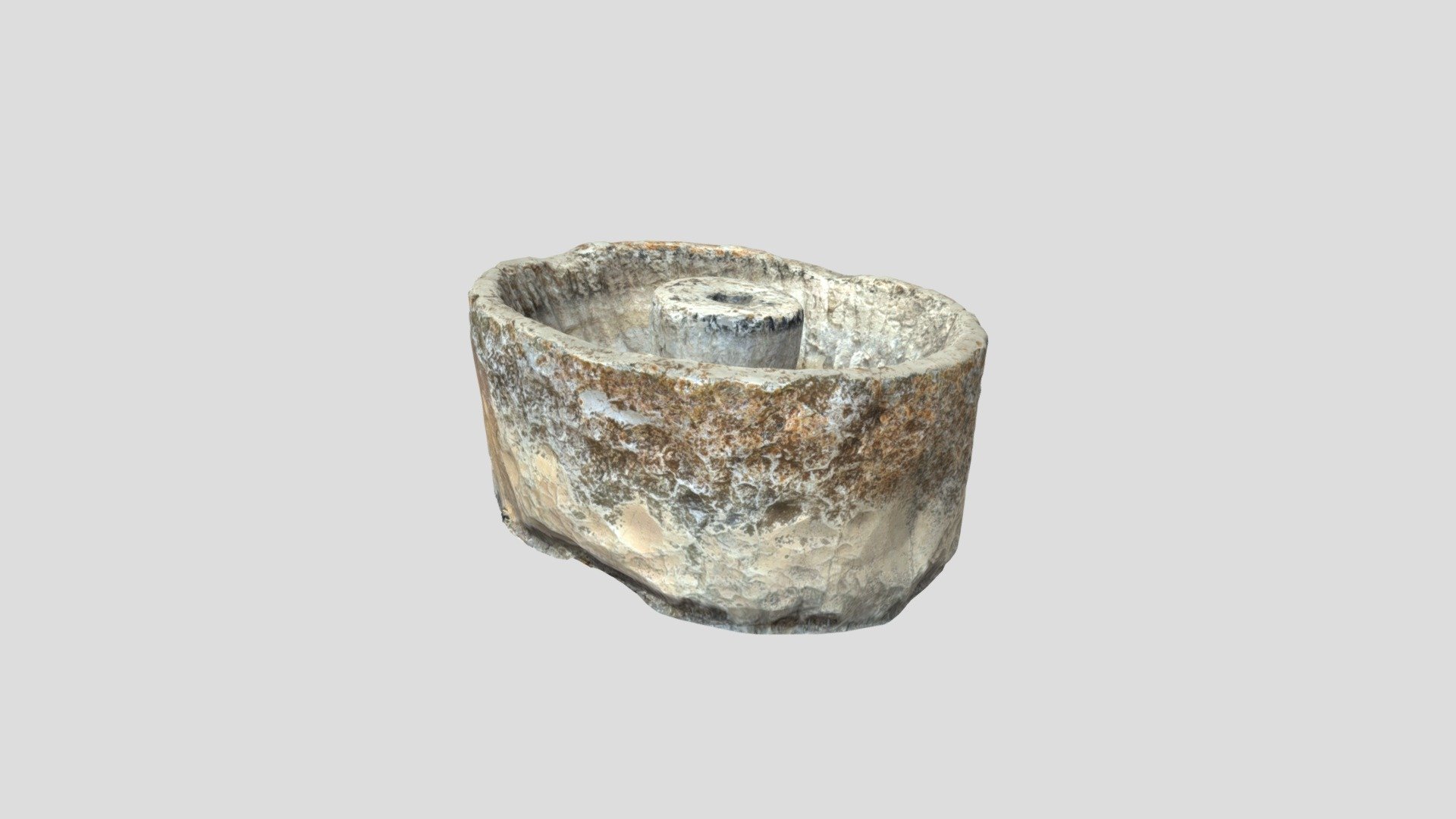 Stone Basin – Water Temple, Zaghouan - Download Free 3D model by Tanit ...