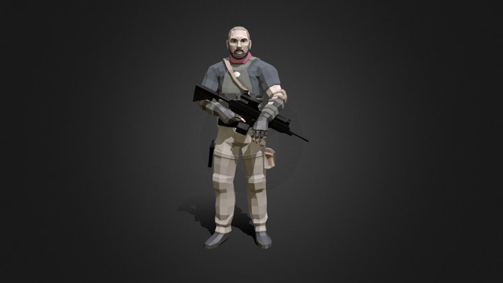 Scott Ward (Dave Bautista) – Modello 3D gratuito STL