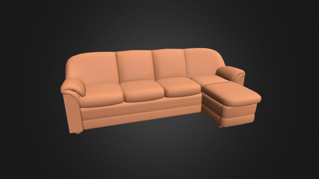 Couch - 3D model by tomkranis [27c40f9] - Sketchfab