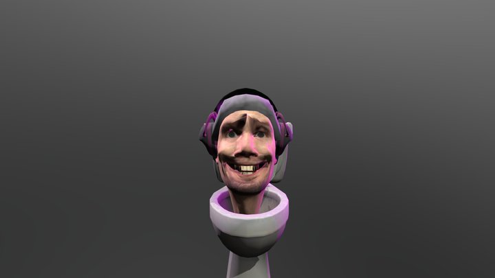 DJ Skibiti Toilet 3D Model