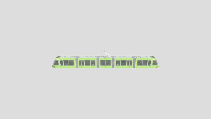 ALSTOM TRAM CITADIS Reims 3D Model