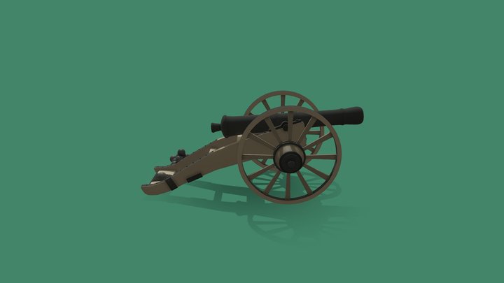 Hw Detal Cannon 3D Model