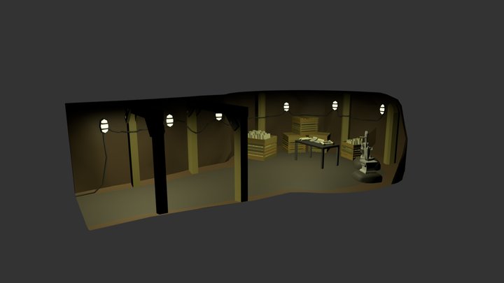 Art hiding place 3D Model