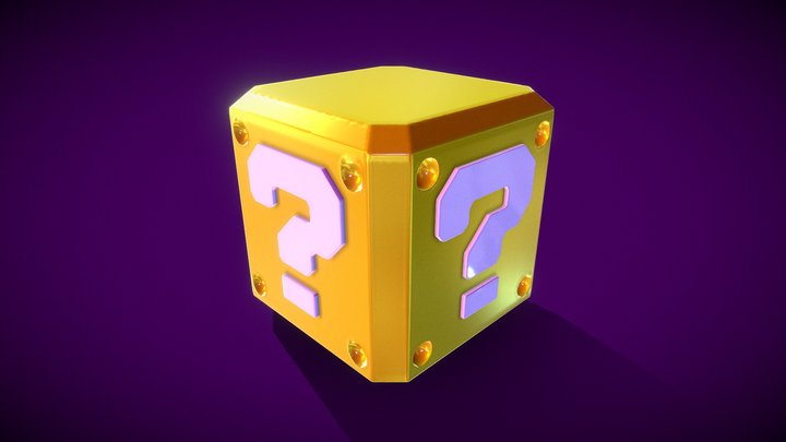 Super Mario mystery box 3D Model