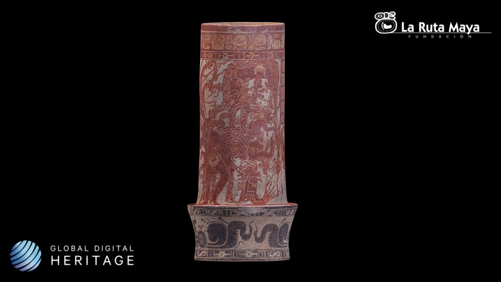 Double-Vase with Dancing Maize Gods
